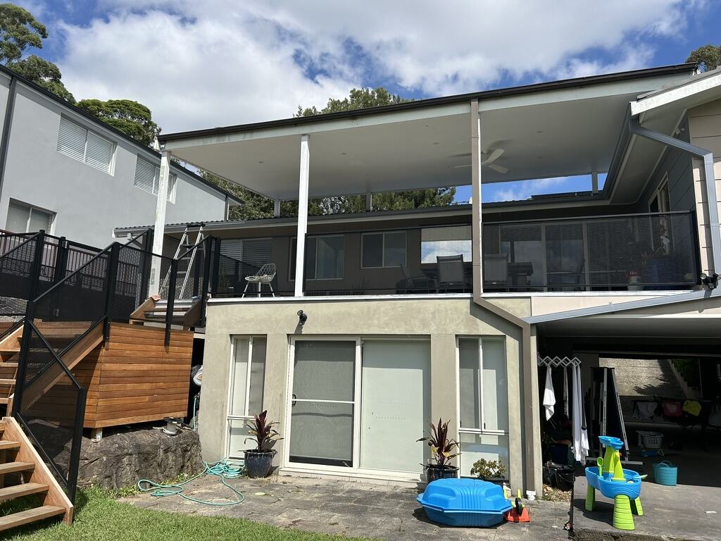 Pure Perf deck balustrade in Textured Black, Sydney