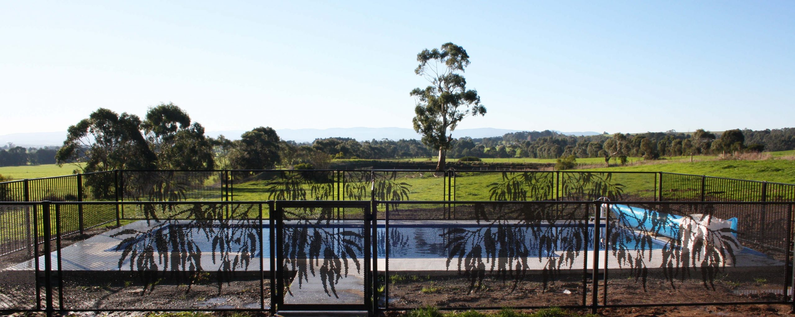 Gum design pool fencing, Warragul Victoria