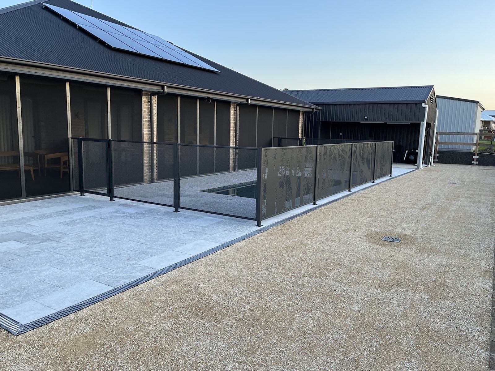 Pool Perf fencing, Branxton Hunter Valley NSW